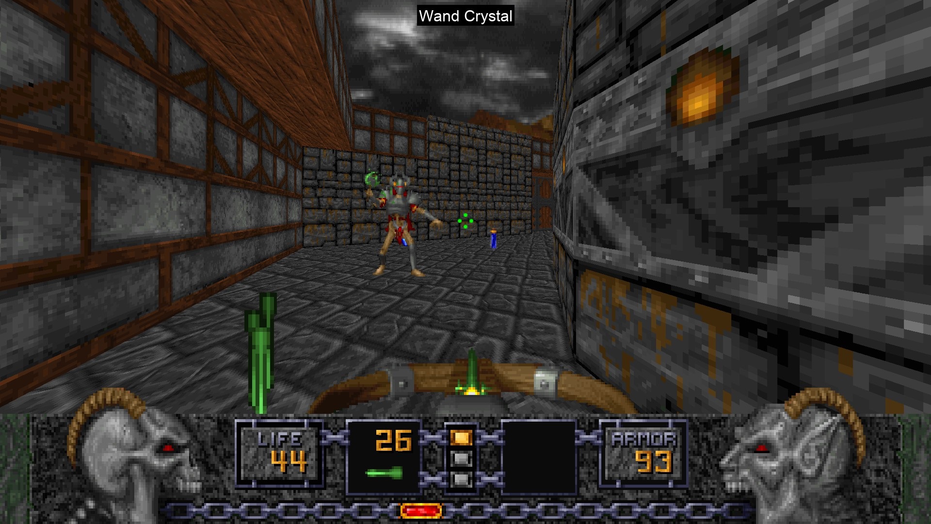 A crossbow being aimed in Heretic+Hexen