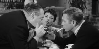 Steve McQueen, Neile Adams, and Peter Lorre in Alfred Hitchcock Presents Man From The South