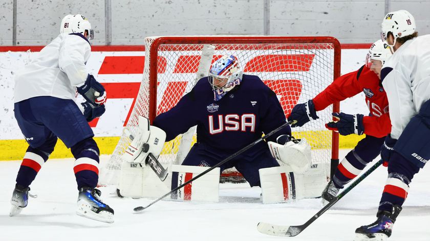 Team USA practice ahead of the NHL 4 Nations Face-Off