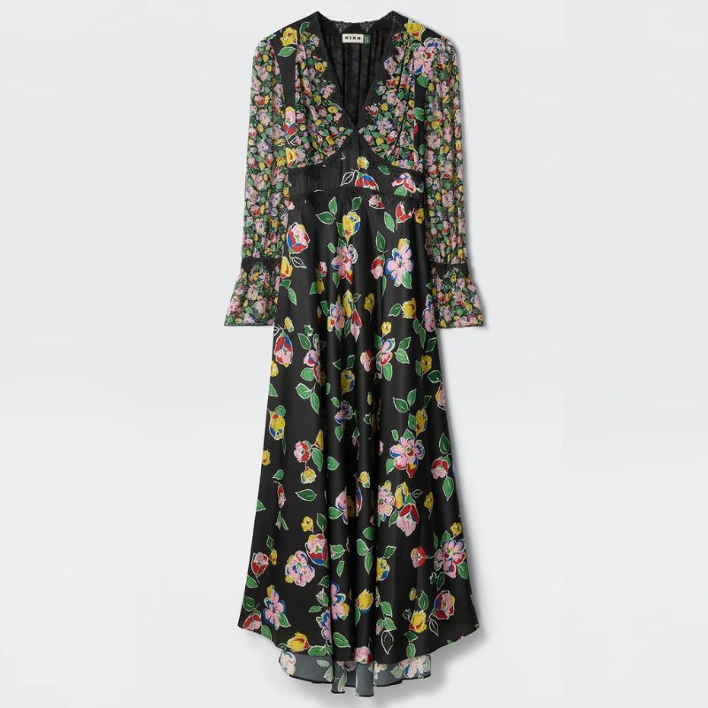 RIXO, floral maxi dress