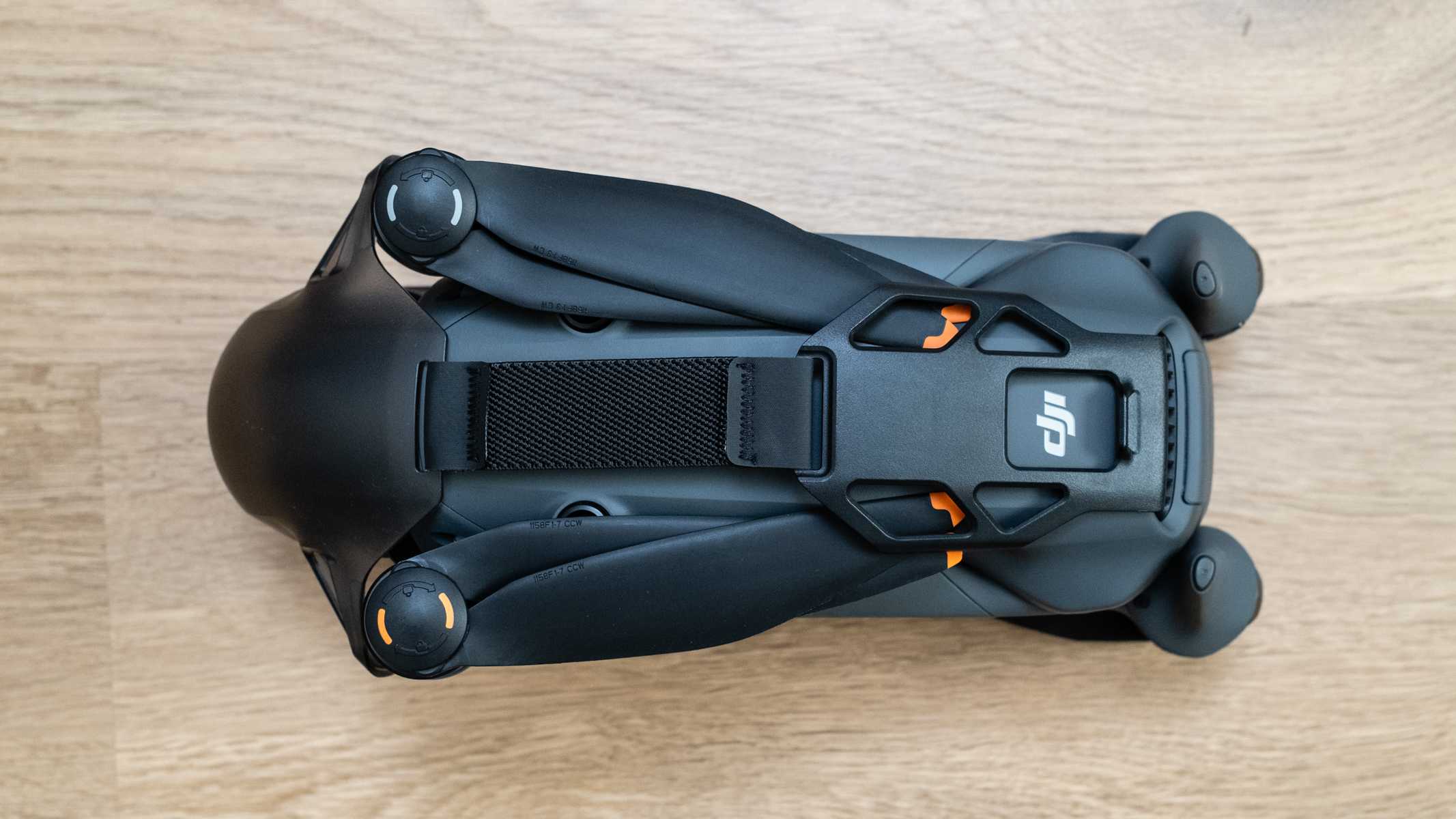 DJI Mavic 4 Pro with the gimabl guard attached