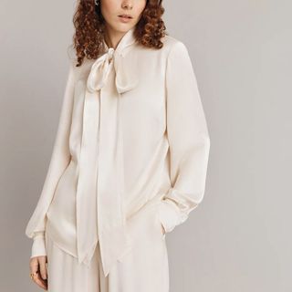 M&S cream shirt