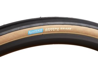 Detail of a Rene Herse Orondo Grand road tire