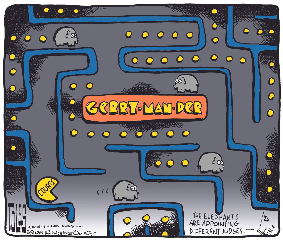 Political Cartoon Us Gop Republicans Partisan Gerrymandering The Week