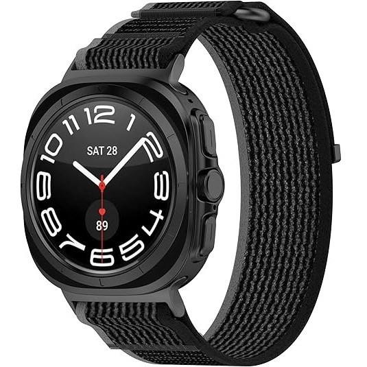 Chofit Samsung Galaxy Watch Ultra Breathable Elastic Nylon Loop Band