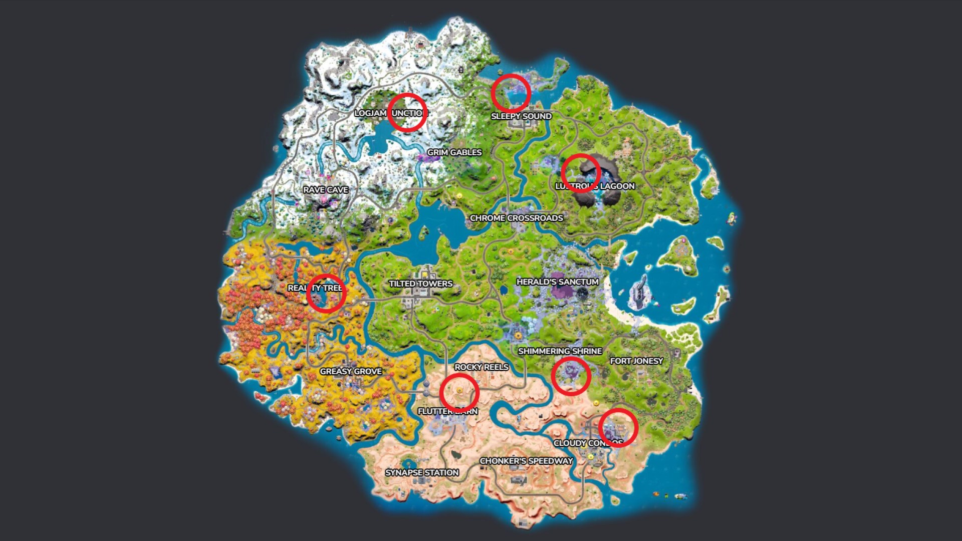 Fortnite Alteration Altar locations