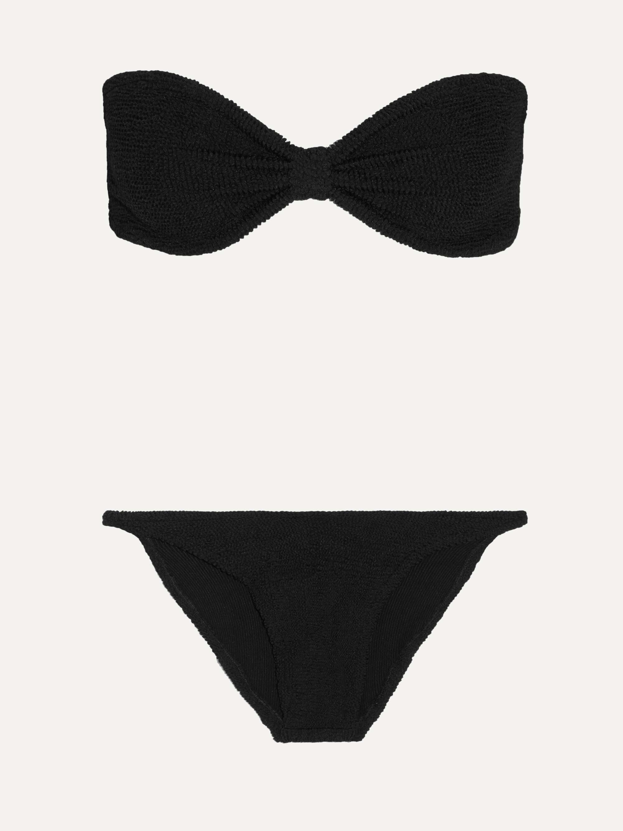 Jean Seersucker Bandeau Bikini
