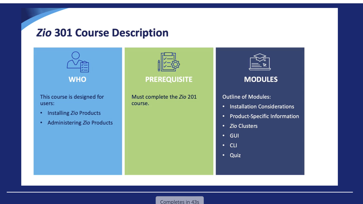 A course description on a laptop for one of the new RGB Spectrum courses. 