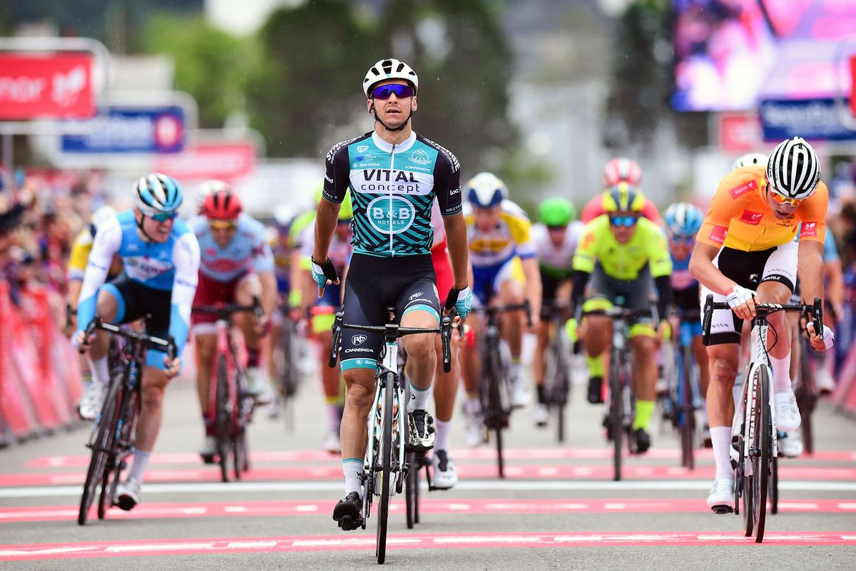Bryan Coquard tops Mathieu van der Poel in the Arctic Race of Norway