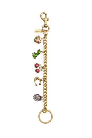 Coach Motif Chain Bag Charm