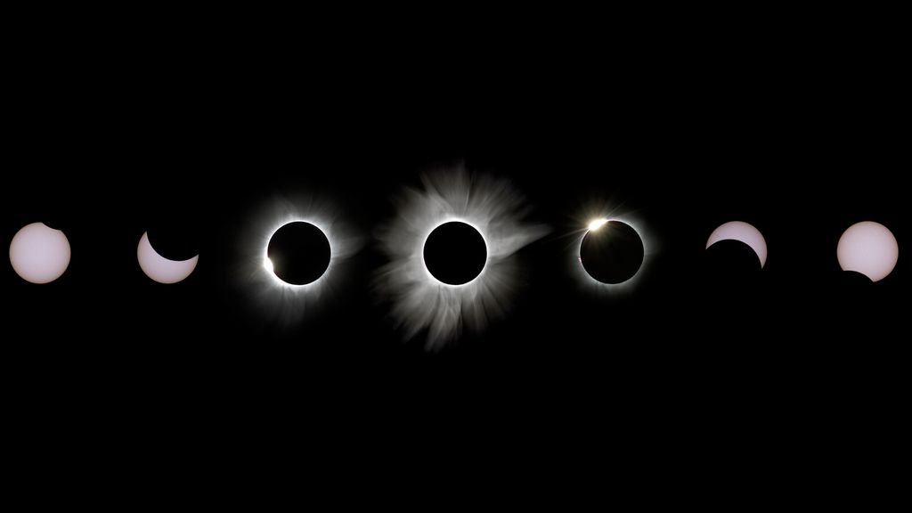 The Phases of 2016's Only Total Solar Eclipse (Photo) Space