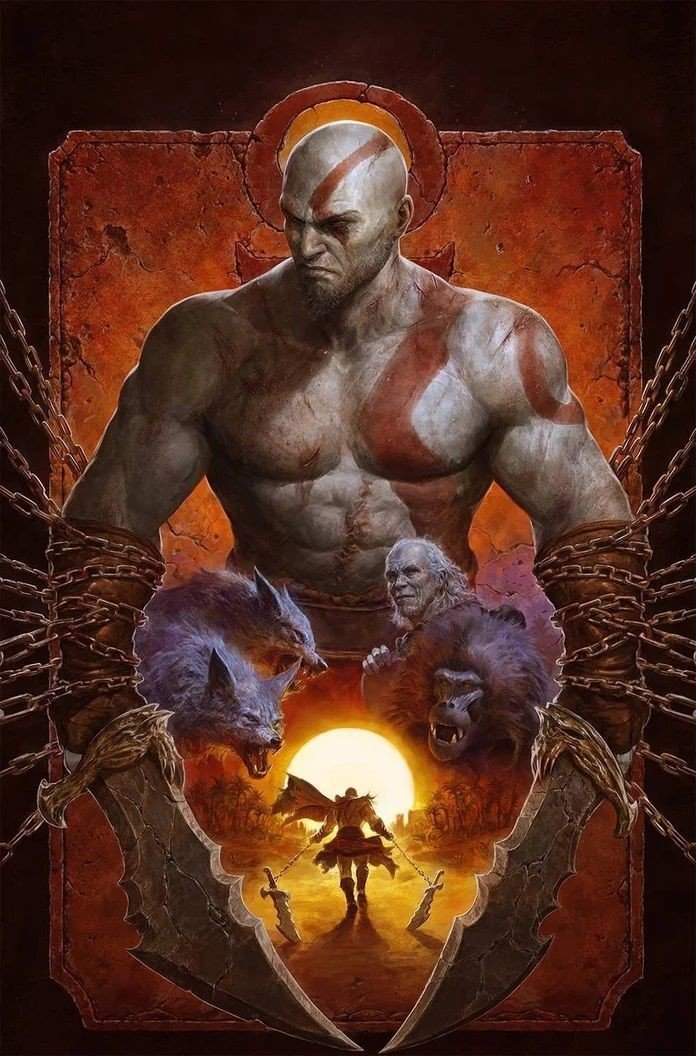 God Of War Prequel Comic Art