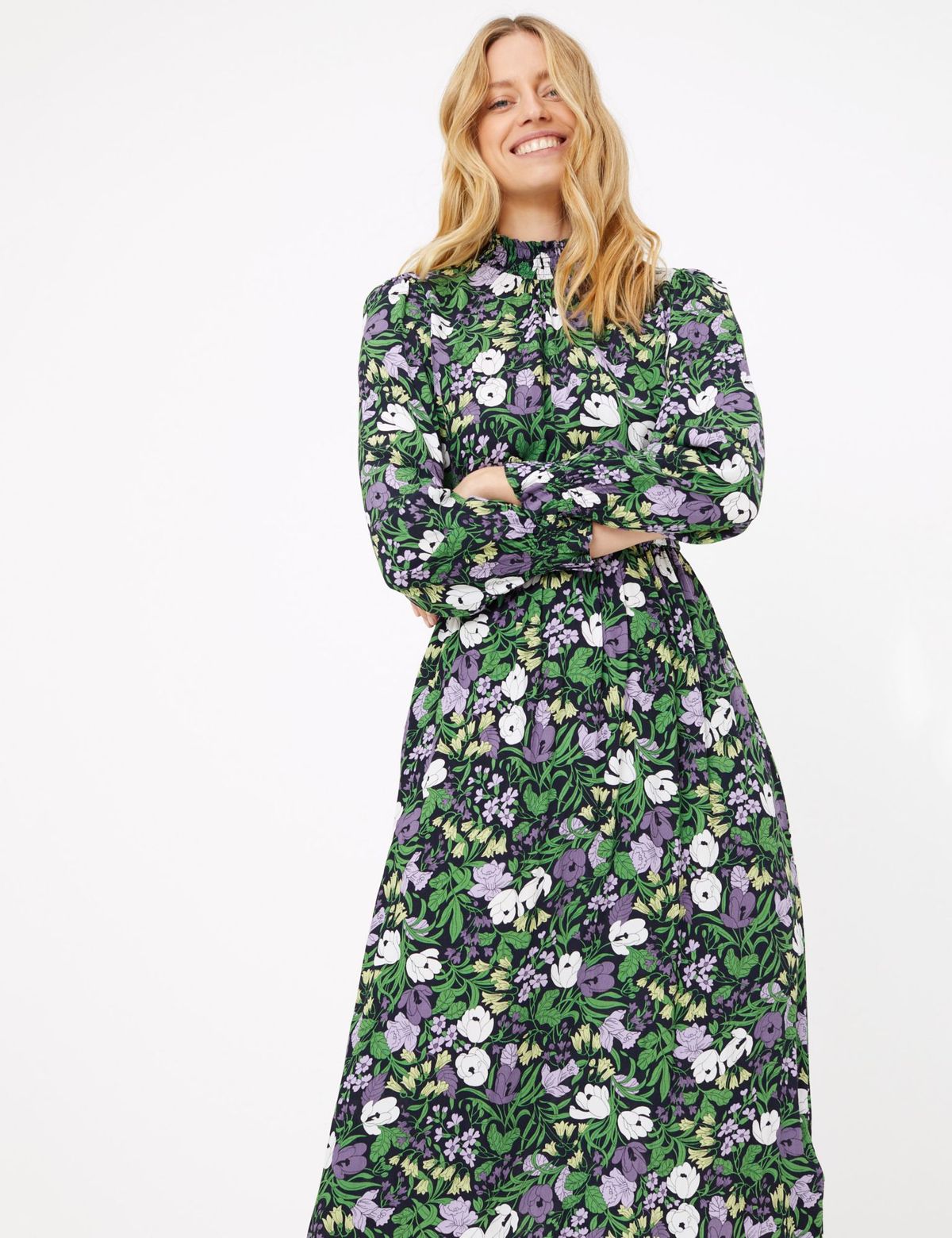 M&S' new floral dress is perfect for both winter and spring  Woman & Home