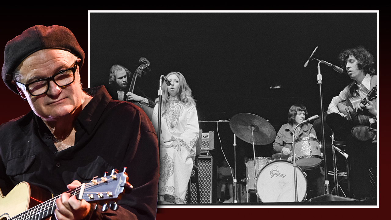Nick Harper and, inset, classic-era Pentangle