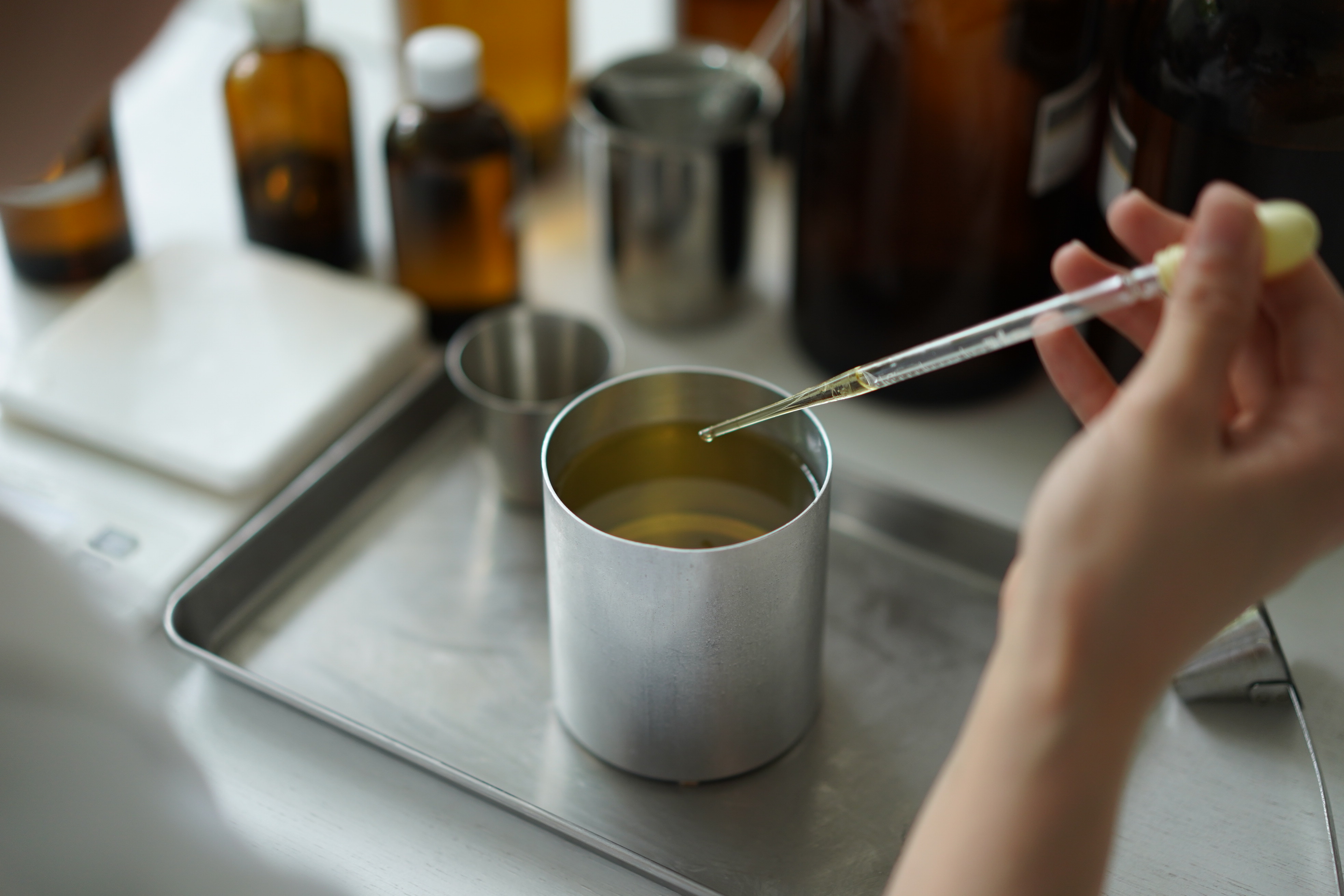 fragranced candle making process