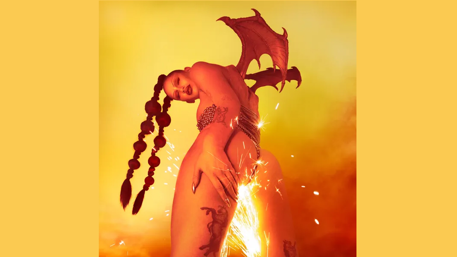 the cover art for Eartheater Phoenix: Flames are Dew Upon My Skin