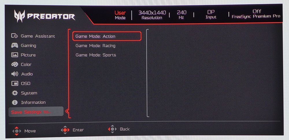 Acer Predator X34 OLED