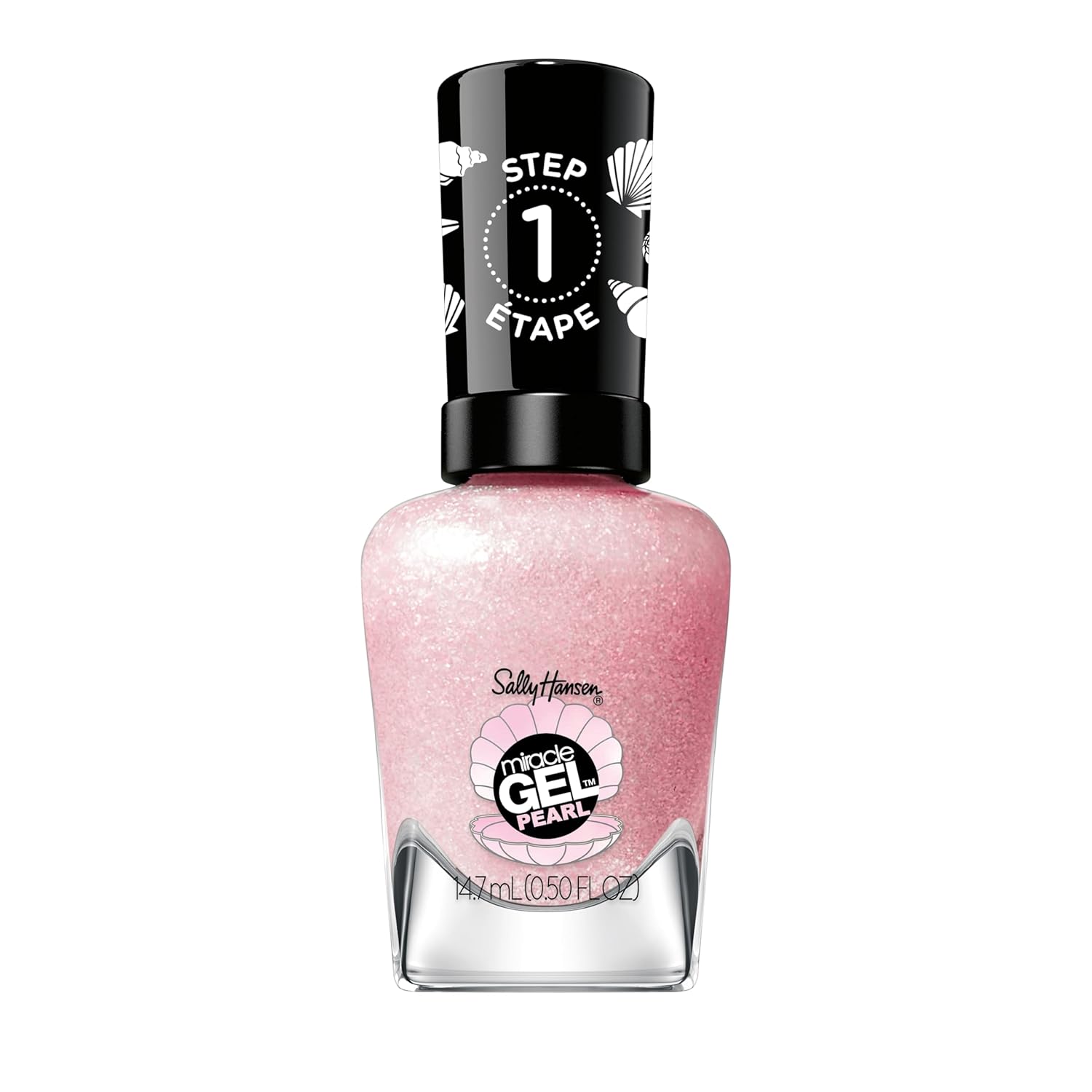 Sally Hansen miracle gel pearl nail polish, pink sand