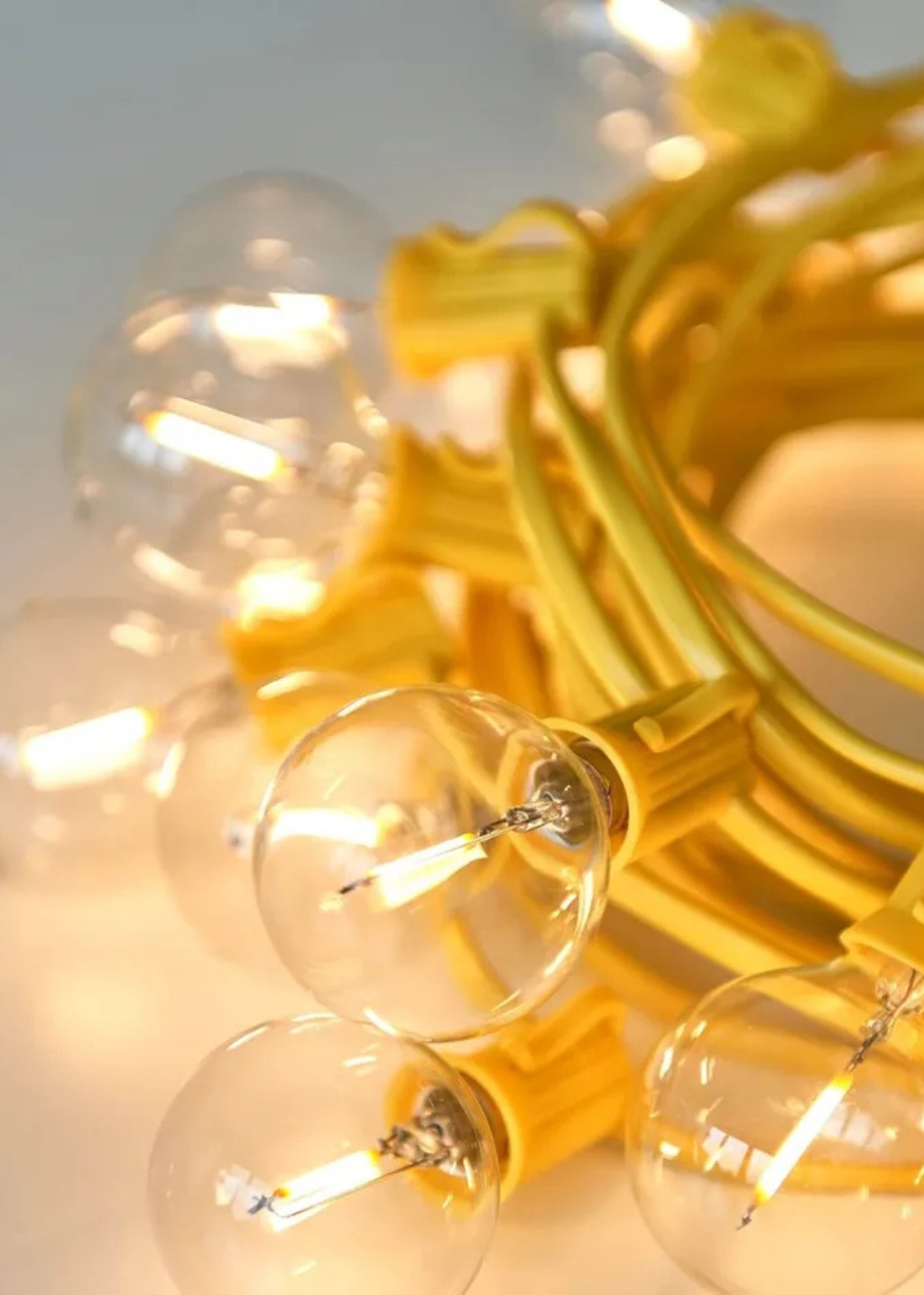 Graham and Green , Yellow Festoon Lights