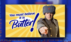 Russian fake butter ad
