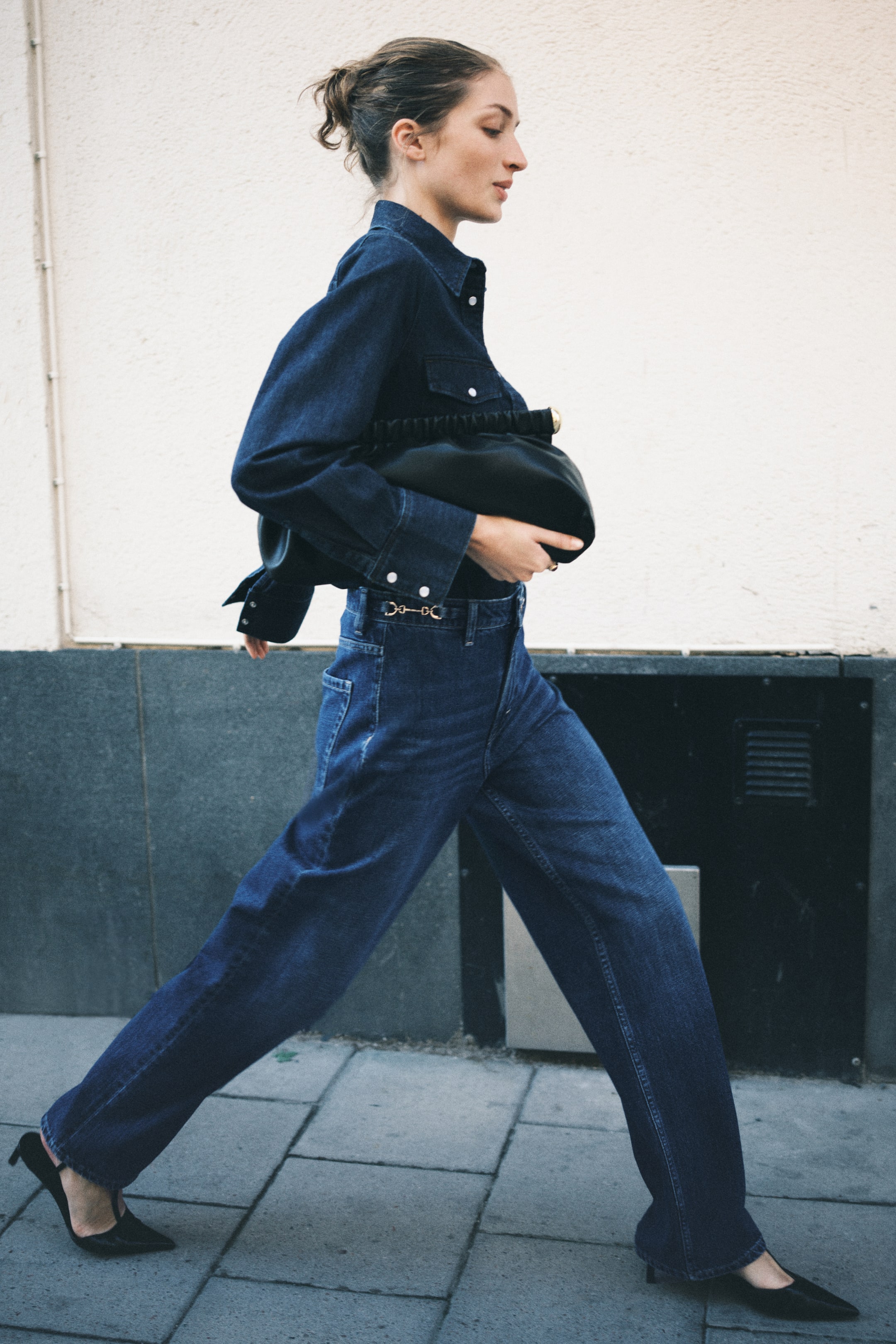 Straight High Jeans - White