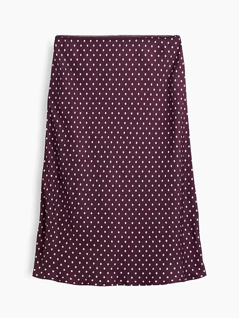 Gap, Satin Bias-Cut Skirt