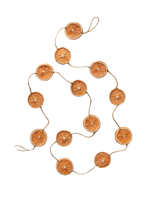 6' Faux Dried Oranges Garland