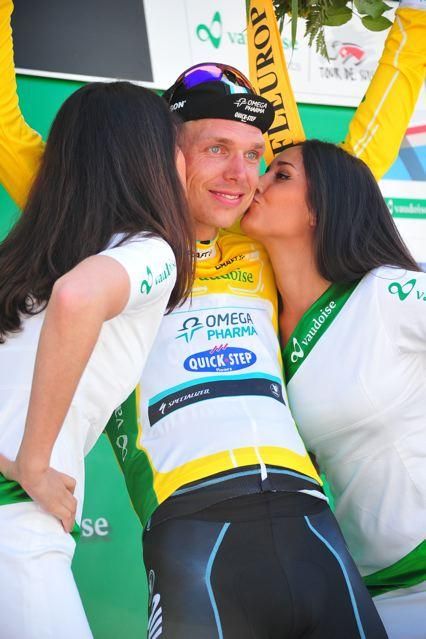 Tony Martin (Omega Pharma-QuickStep) kept the yellow jersey for another day