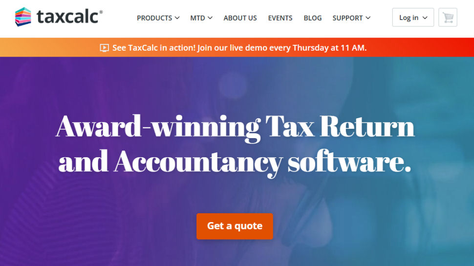 TaxCalc website screenshot (May2025)
