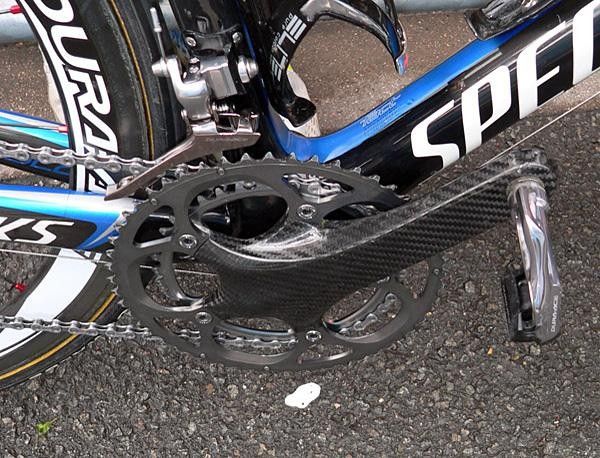 We don't have any indication of the new crankset's weight