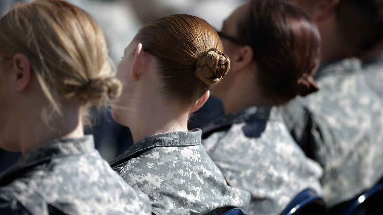 Women in military uniform