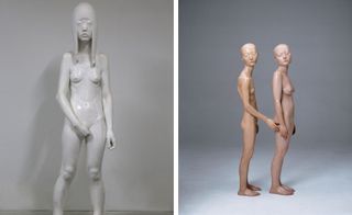 'The Center of Quietude', 2007 (left) and ' To Us...' by Xiang Jing, 2007.