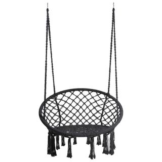 B&M swinging egg chair vancouver black hanging chair