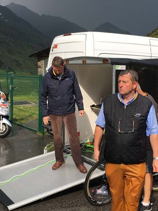 The UCI is using a mobile X-ray machine to check bikes at the Tour de France.