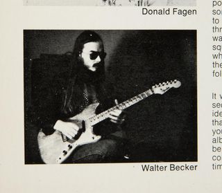 Becker pictured with the '57 Duo-Sonic in Aja's liner notes