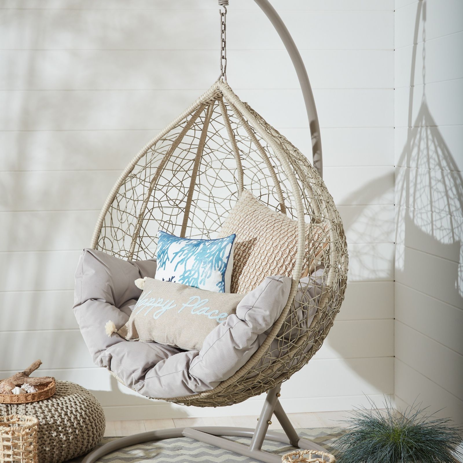 B&M's hanging egg chairs are back with a foldable Ideal Home