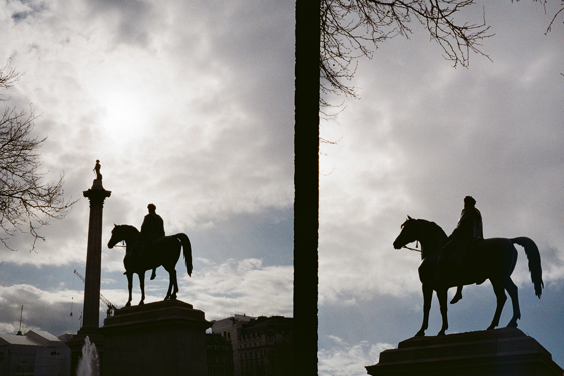 Two photos taken on a Pentax 17 half-frame film camera