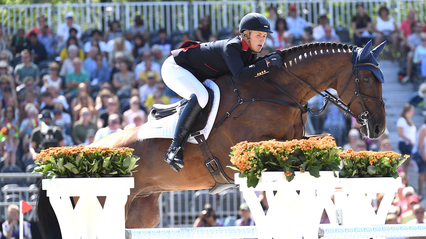 Holly Smith and Hearts Destiny at the FEI Longines European Championships Jumping, Dressage &amp;amp; Para-Dressage Rotterdam 2019 held in Kralingse Bos in Rotterdam in the Netherlands on 19-25th August 2019