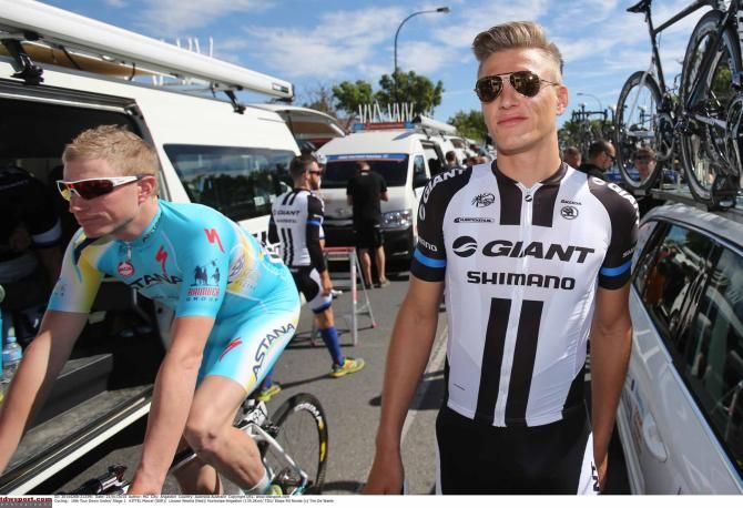 Marcel Kittel (Giant-Shimano) before the start of stage 1 of the Tour Down Under.