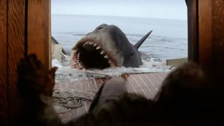 Jaws invading boat.