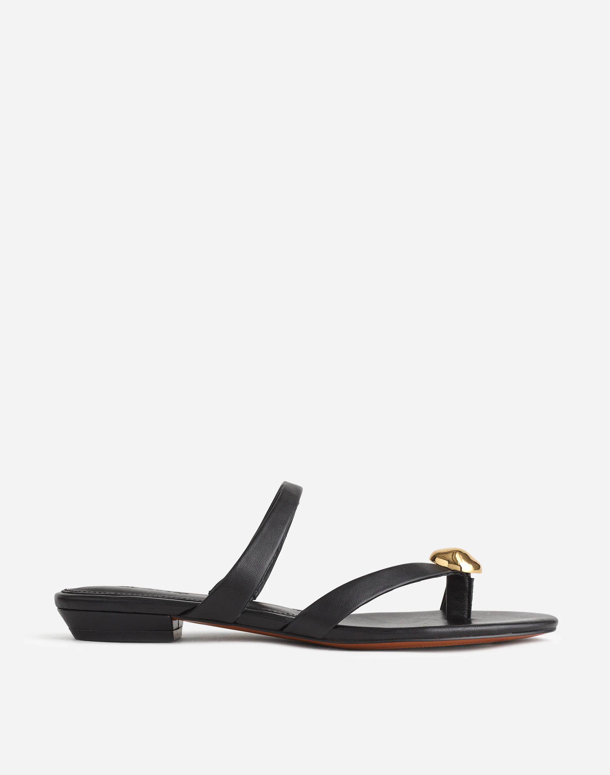 The Mila Organic Hardware Thong Slide Sandal