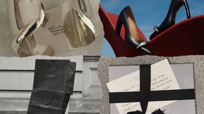 a collage of the best luxury holiday gifts