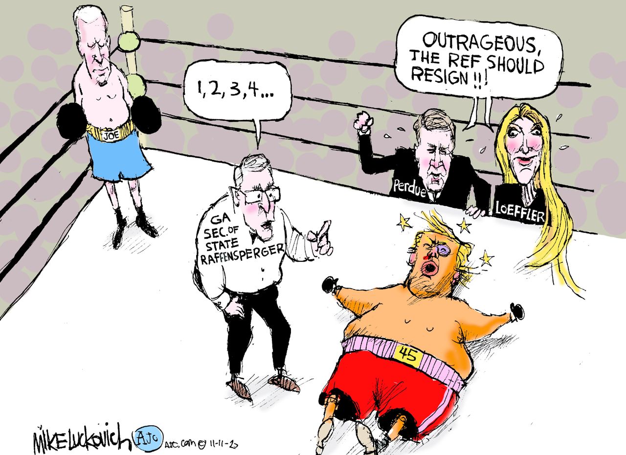 Political Cartoon U.S. Trump Biden Georgia&amp;amp;nbsp;