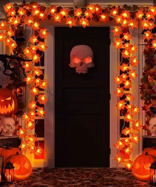13 spookily stylish Halloween door decor ideas