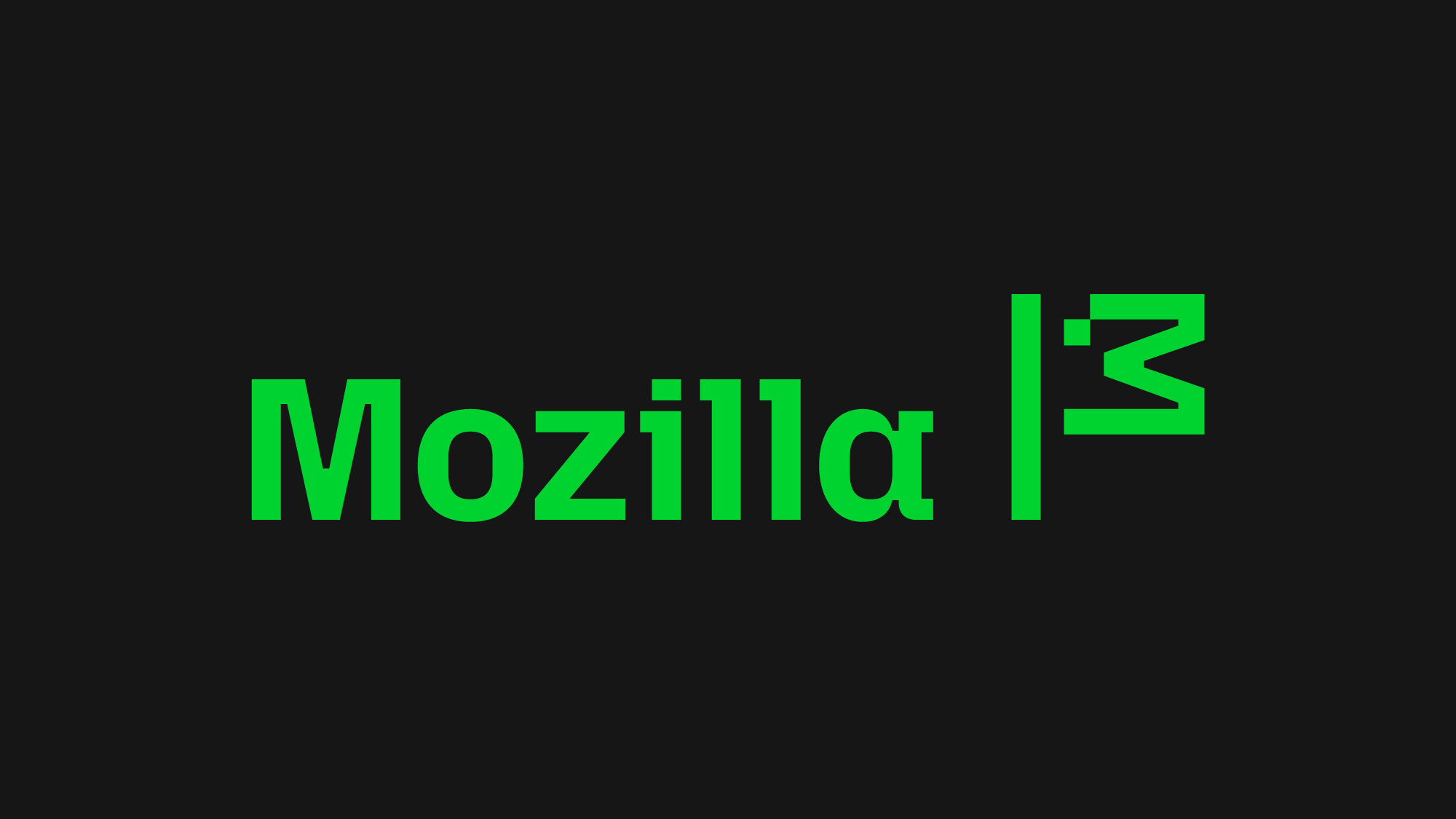 Mozilla logo in green