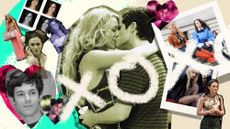2000s nostalgia, A collage depicting nostalgia for noughties television with cut out from gossip girl and The O.C. There is a handwritten XOXO front across the image