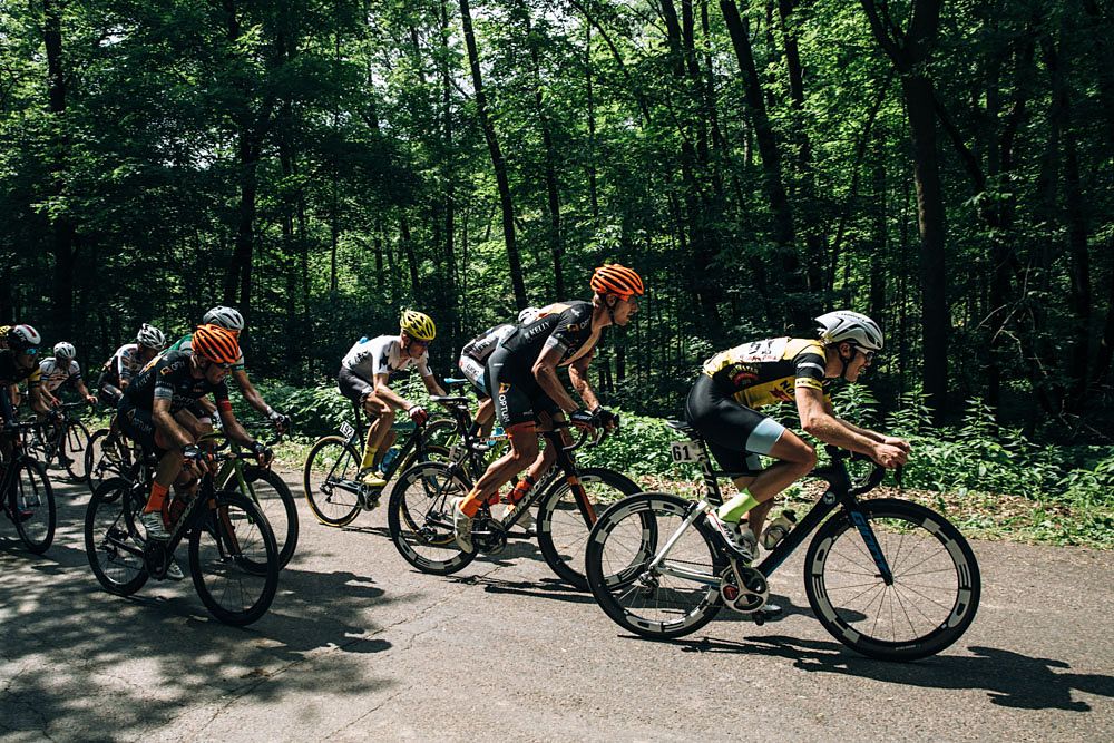 The GC contenders battle it out, including a breakout star at the race, Ben Hill (Donkey Label)