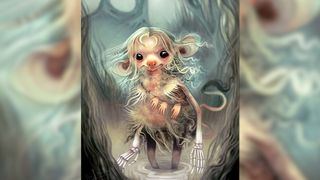 Eva Toorenent, storytelling in fantasy art; a creature with lots of hands