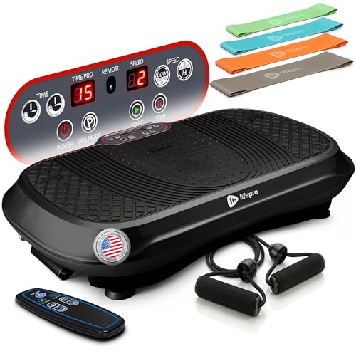 Lifepro Waver Vibration Plate Exercise Machine With 99 Speeds &amp;amp; 10 Presets