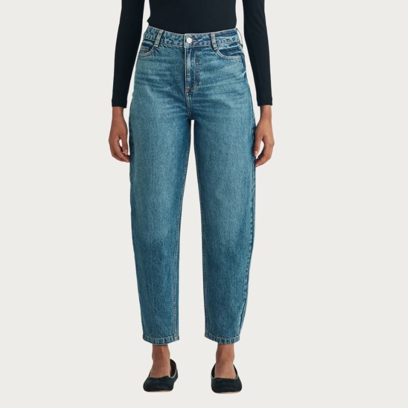 Image of barrel jeans